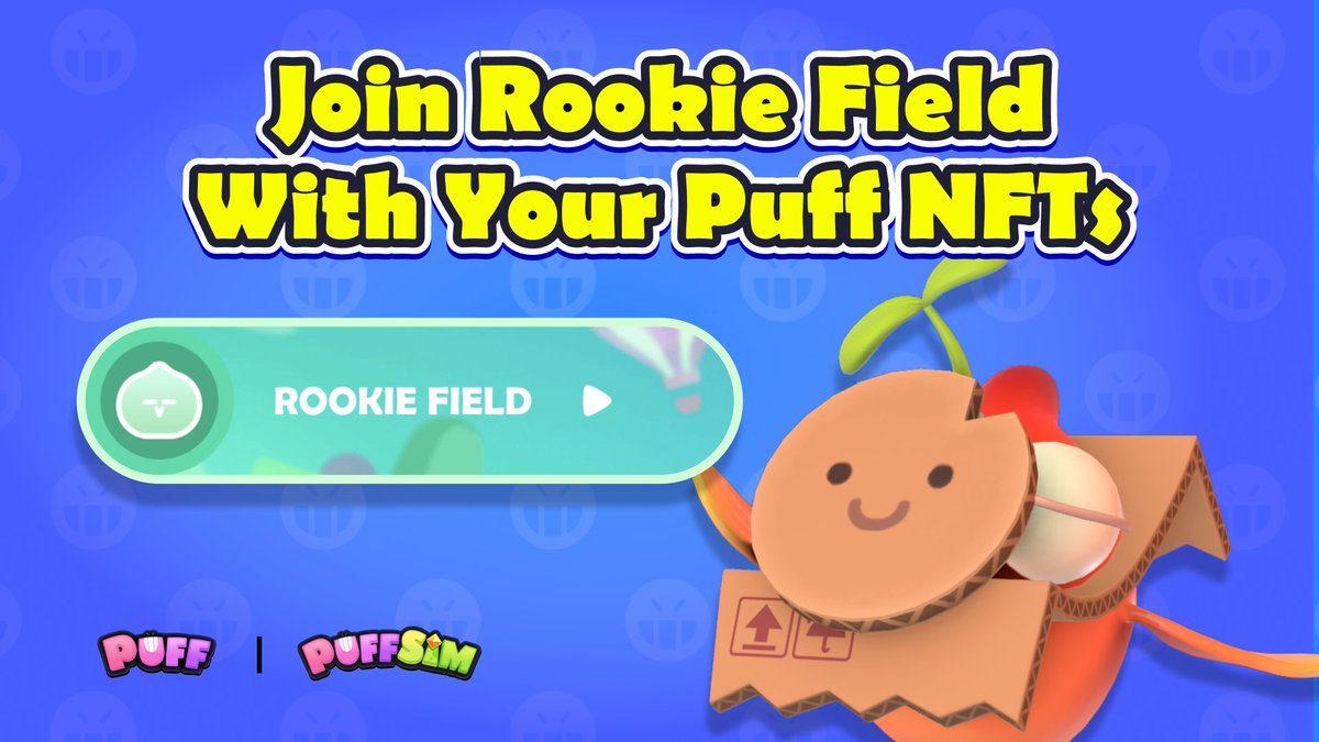 Puffverse's tweet photo. #PuffSim101
Rookie Field in #PuffSim
๐คฏ All #Puff #NFTs at ANY level can join EXCEPT FOR #PuffGeneral #NFT
A BEST place to accumulate
๐ช Coins
๐ Diamonds
๐ฆ Treasure Chests
W/
โญ 1 Star
๐ Lv. 1-20
๐ฆ 1-2 characters
Rack up & power up to unlock Rocket Venue for more rewards! https://t.co/8gZx6eWQKi