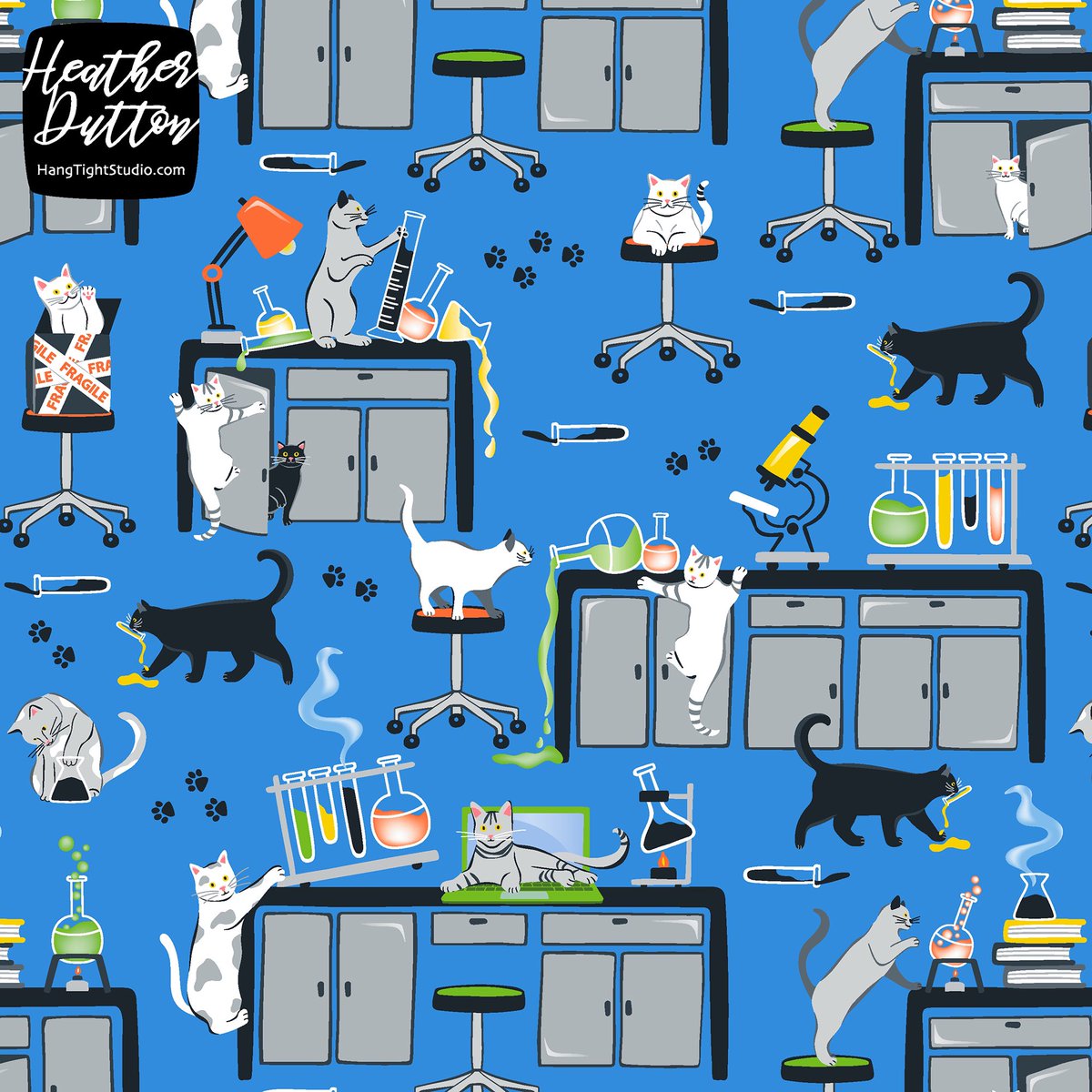 HangTightStudio's tweet photo. You know that youโve found your dream job when your work day is filled with drawing naughty cats ๐ป๐น๐ป https://t.co/F9JE4dzbx2
#patterndesigner #patterndesign #surfacedesign #surfacepattern #artlicensing #fabriccollection #cloud9fabrics https://t.co/1m7EdjQpYU
