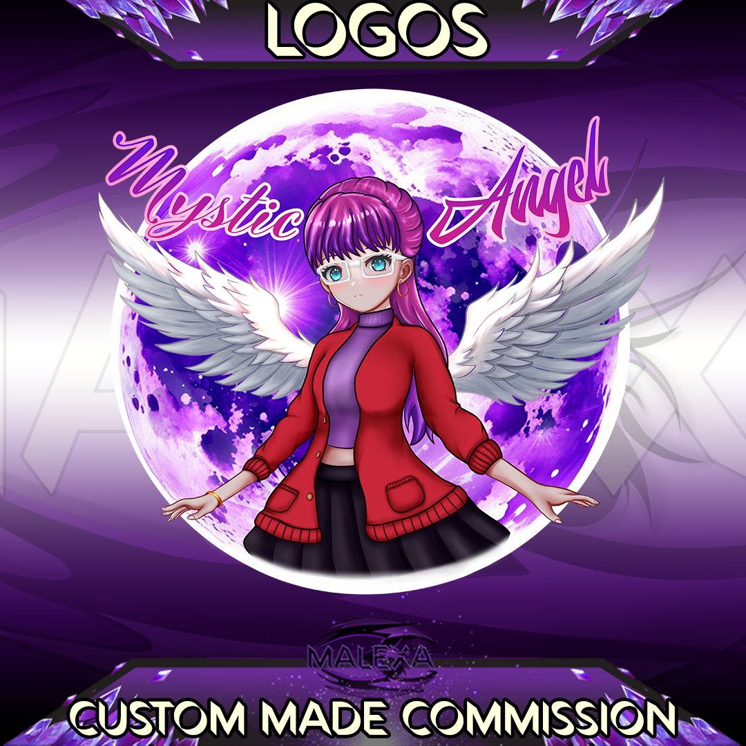 ko-fi.com/malexa if you wanna know more about my custom commissions ❤️#custommade #digitalart  #animeartist  #disneydreamlightvalley #angel #logodesigner  #purplehair #artcommissions or check my P2U etsy.com/shop/MalexaDes…