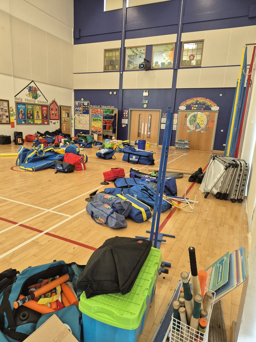 Time to rearrange 'The Cupboard' PE life! 😭🤣 <a href="/SportMattersDG/">Dean Gilmore</a> <a href="/YourSchoolGames/">School Games</a>