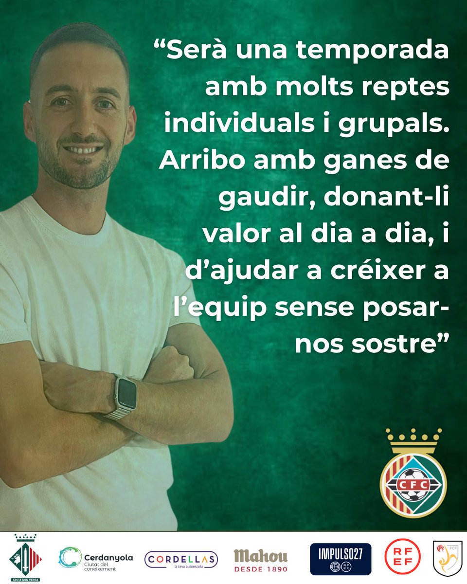 #3rfef5

💣Fitxatge bomba per acabar la setmana!

🫵🏻La seva cara us sonarà perquè l’hem “patit” com a rival! 🙌🏻⚽️Ara, vestirà la samarreta del Sarda per sumar el seu talent i la seva feina!

👉🏻Ell és l’Alex Fernández, migcampista, excapità del <a href="/TerrassaFC/">Terrassa FC</a>

💚Benvingut Alex!