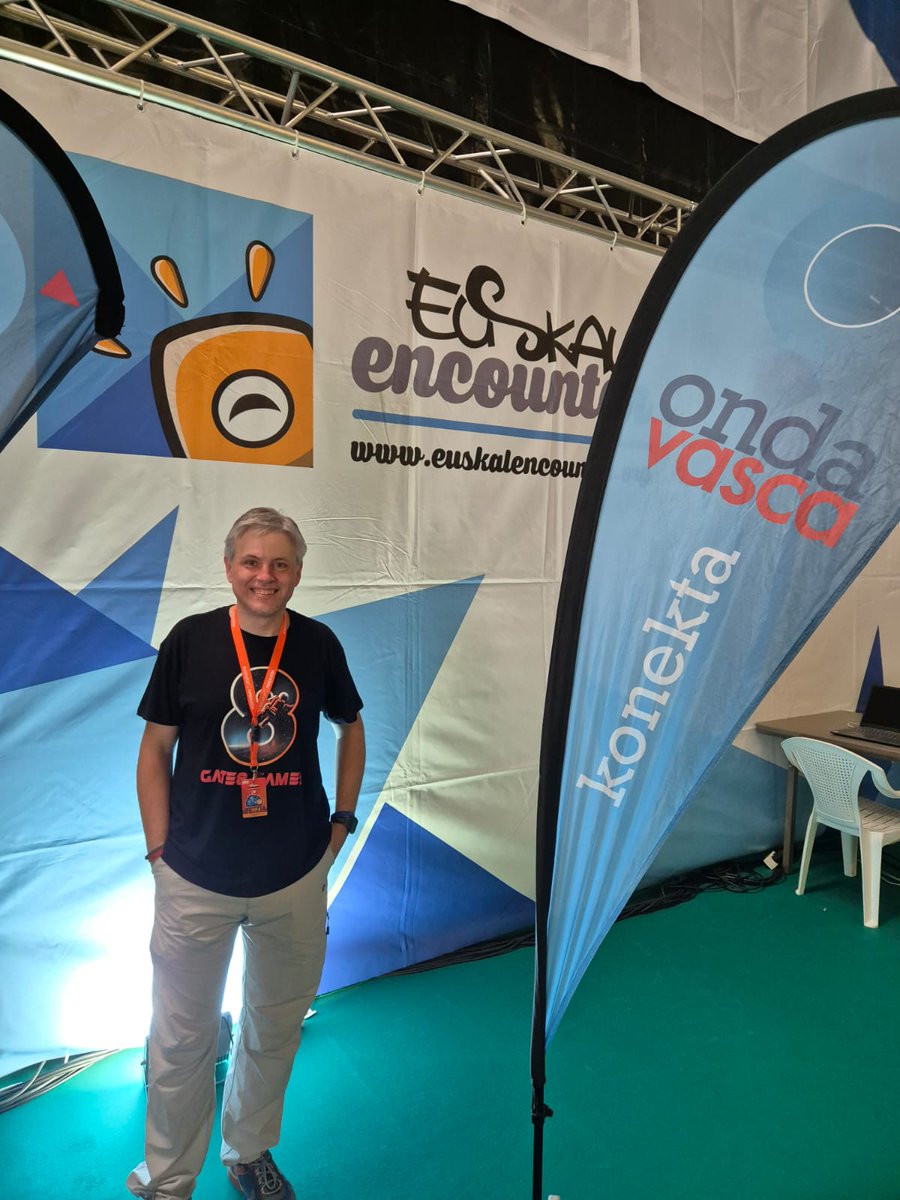 👩‍💻 ESPECIAL ONDA VASCA <a href="/euskalencounter/">Euskal Encounter</a> 👨‍💻

🎙️  Jorge R. López Benito, Fundador y CEO de <a href="/CreativiTIC/">CreativiTIC Interactive</a>

📍 <a href="/BEC_Bilbao/">BEC</a>, Barakaldo

#EE32 <a href="/euskaltel/">Euskaltel</a> <a href="/grupospri/">Grupo SPRI</a>

🔊 Escúchalo en ondavasca.com / FM

🔴 #Konekta con #ondavasca