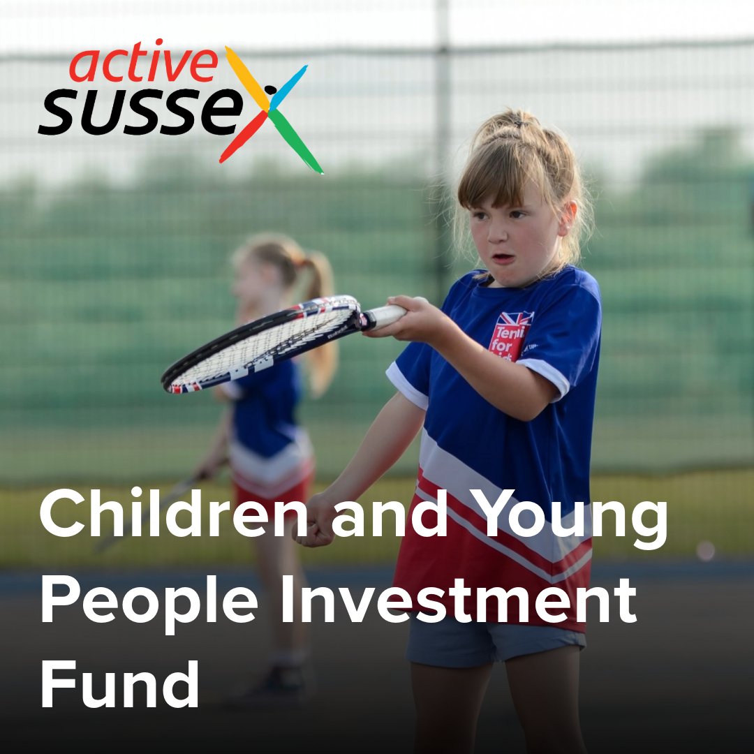 We want to hear from organisations who want to help in getting young people active.

The Children and Young People Investment Fund is now open until October 25, in which time, your organisation can apply for funding.

More: ow.ly/XWyr50SKLkS

#GettingSussexMoving #Sussex
