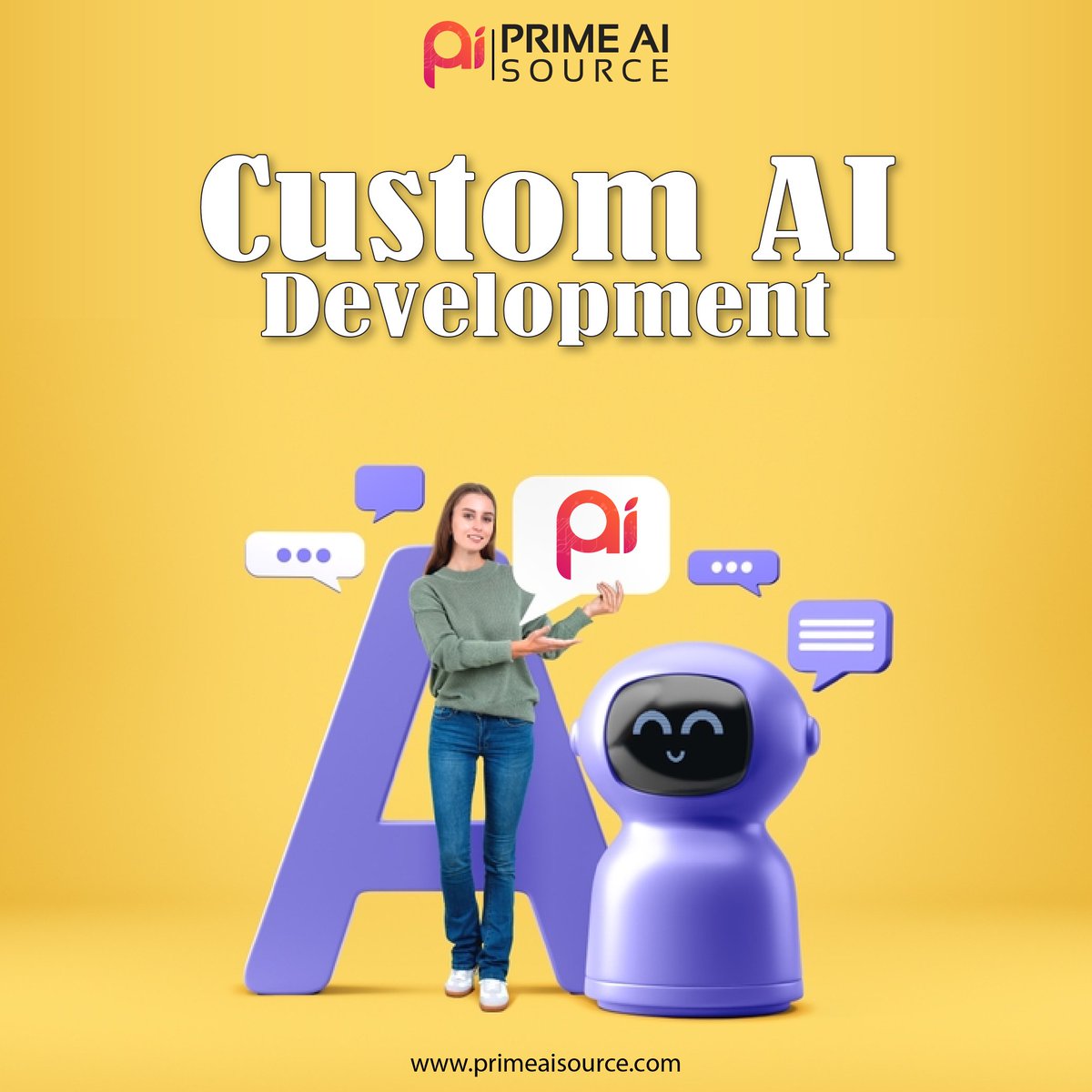 PrimeAISource's tweet image. Unlock social media success with our custom AI development! 🚀
.
.
#customaidevelopment #primeaisource #aidevelopment