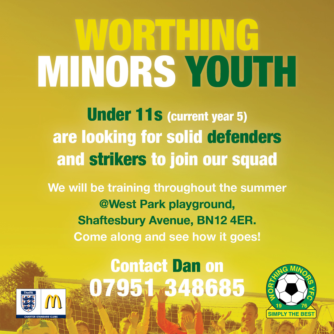 Worthing Minors YFC (@worthing_minors) on Twitter photo 