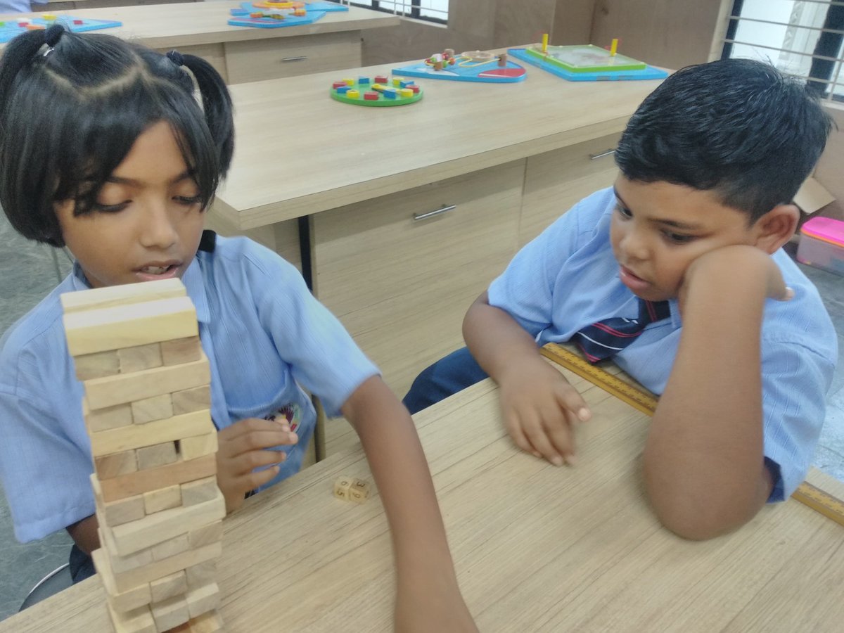 KTGlobalSchool's tweet photo. Our recent Special Mathematics Class saw Grade 4 students exploring basic shapes, solving the Magic Puzzle, & enjoying the Tumbling Tower game. A hands-on journey into geometry and spatial reasoning!
#MathExploration #HandsOnLearning #MagicPuzzle #TumblingTower #MathIsFun #KTGS https://t.co/CjHlzrfceo