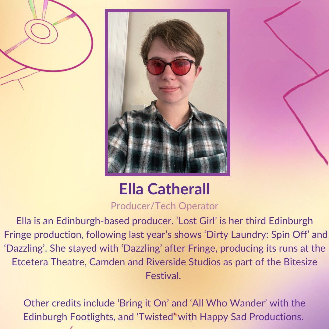 Introducing our amazing cast and crew! It’s less than a week until our Fringe run starts so now would be a great time to buy tickets!!!

🎫 tickets.edfringe.com/whats-on/lost-…
