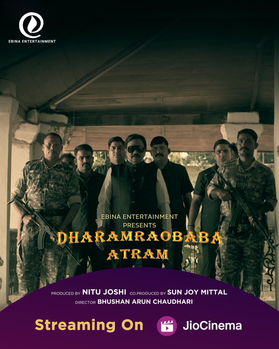 ebina_ent's tweet photo. धर्मरावबाबा अत्राम फिल्म अब जियो सिनेमा पर स्ट्रीमिंग हो रही है. इस अद्भुत कहानी का आनंद लें और हमारे साथ इस यात्रा का हिस्सा बनें. 

Watch Dharmaraobaba Atram – Dilon Ka Raja, now streaming on #JioCinema

#StreamingNow #MustWatch #ottrelease #maharashtra https://t.co/yM2MrQ2sbc
