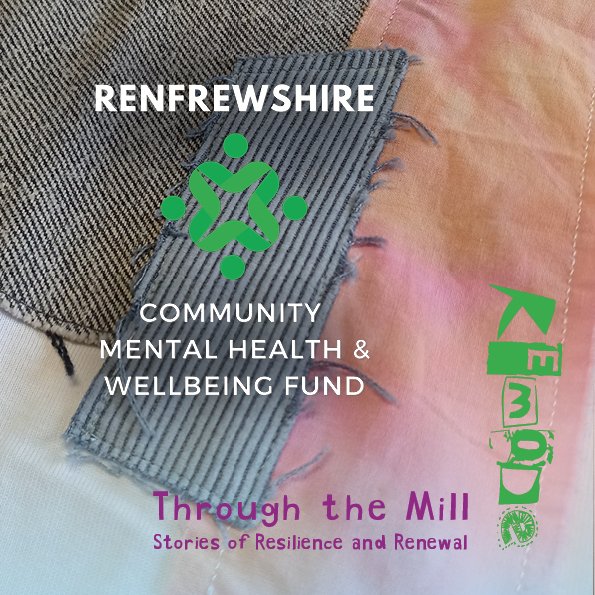 remodeyouth's tweet photo. Funding from Renfrewshire Community Mental Health and Wellbeing Fund allows us to deliver activity where making and mending instil mindfulness and community connections, and also allow our staff to undertake mental health awareness training @EngageNews1 https://t.co/qxVukUdeWz https://t.co/9OCYzYJqbA