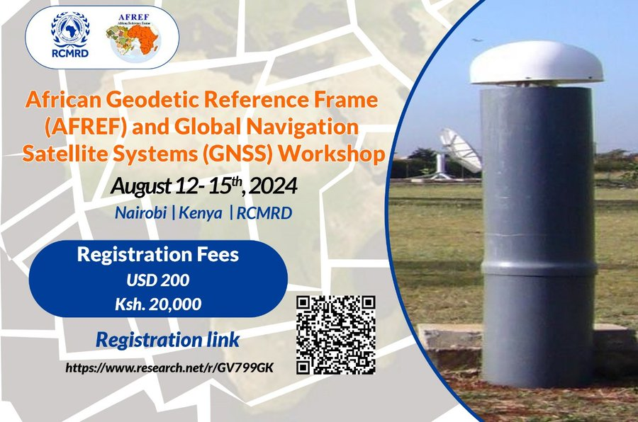 RCMRD_'s tweet photo. RCMRD invites geospatial professionals (land surveyors, geodesists, engineers, earth research scientists, cartographers, and more) to register for the #AFREF & #GNSS workshop!
Registerโถ๏ธ https://t.co/64NfssIxEw
Dates: 12th-15th Aug 2024
@surveyor5916 @isk_kenya @Surveyorkaranja https://t.co/tVtjsJPJQ9