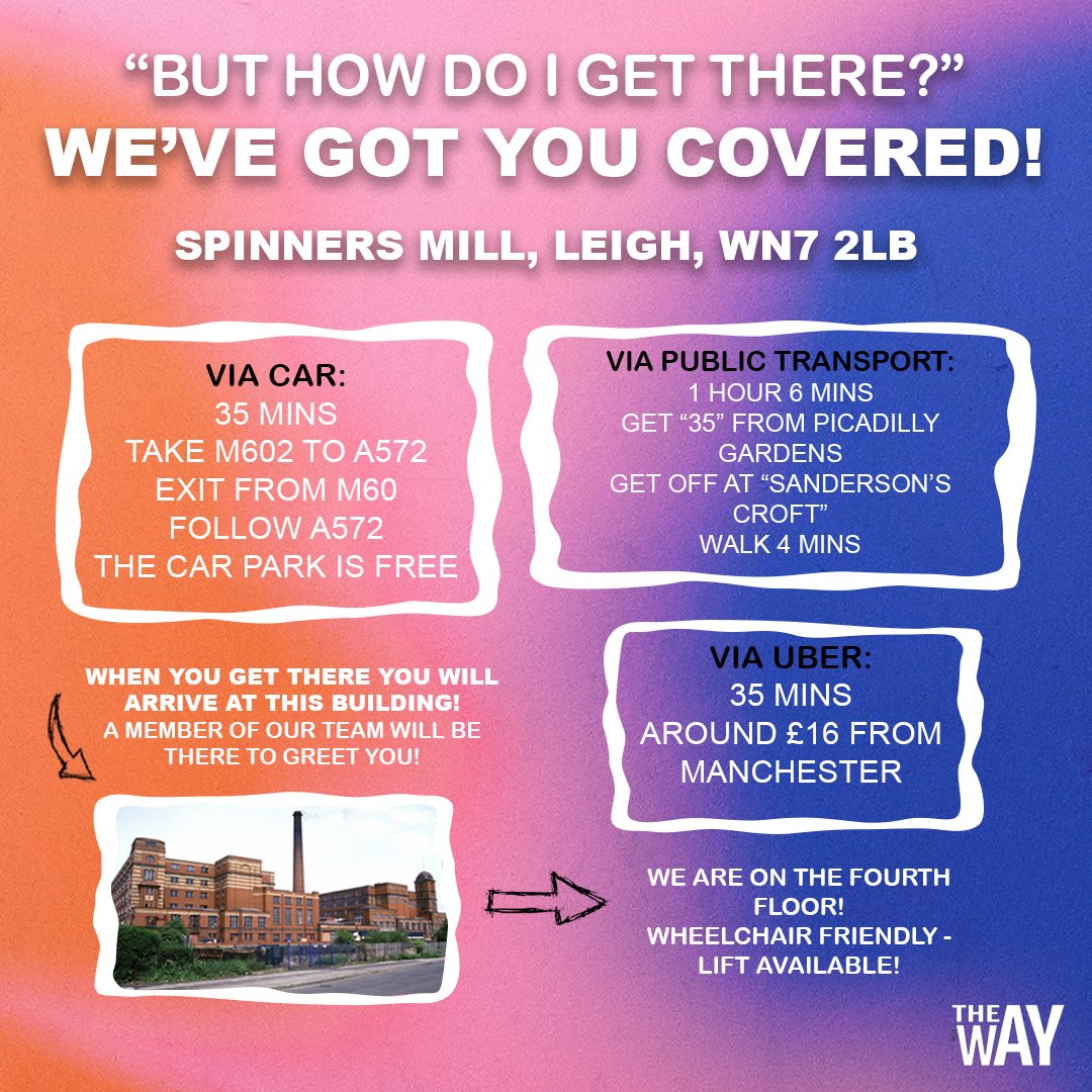 "BUT HOW DO I GET THERE?"...🤔

The question on everyone's mind has been answered!

With public transport routes, free car park and wheelchair access - it's EASY to get to us!

GET YOUR TICKETS NOW!

📅 Aug 12th-17th
⏰ 7.30pm/2.30pm
📍The Way Theatre
🎟️  shorturl.at/fLq2o