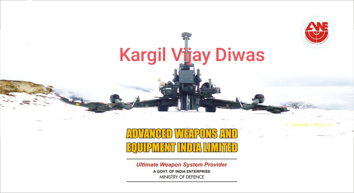 The Victory of Kargil is a testament to the strength and determination of our Armed Forces.

On this 25th Kargil Vijay Diwas,  AWEIL honours the sacrifices made by the Forces and stands with the rock-solid support of state-of-the-art Ordnance to the Indian Forces. 

Jai Hind.