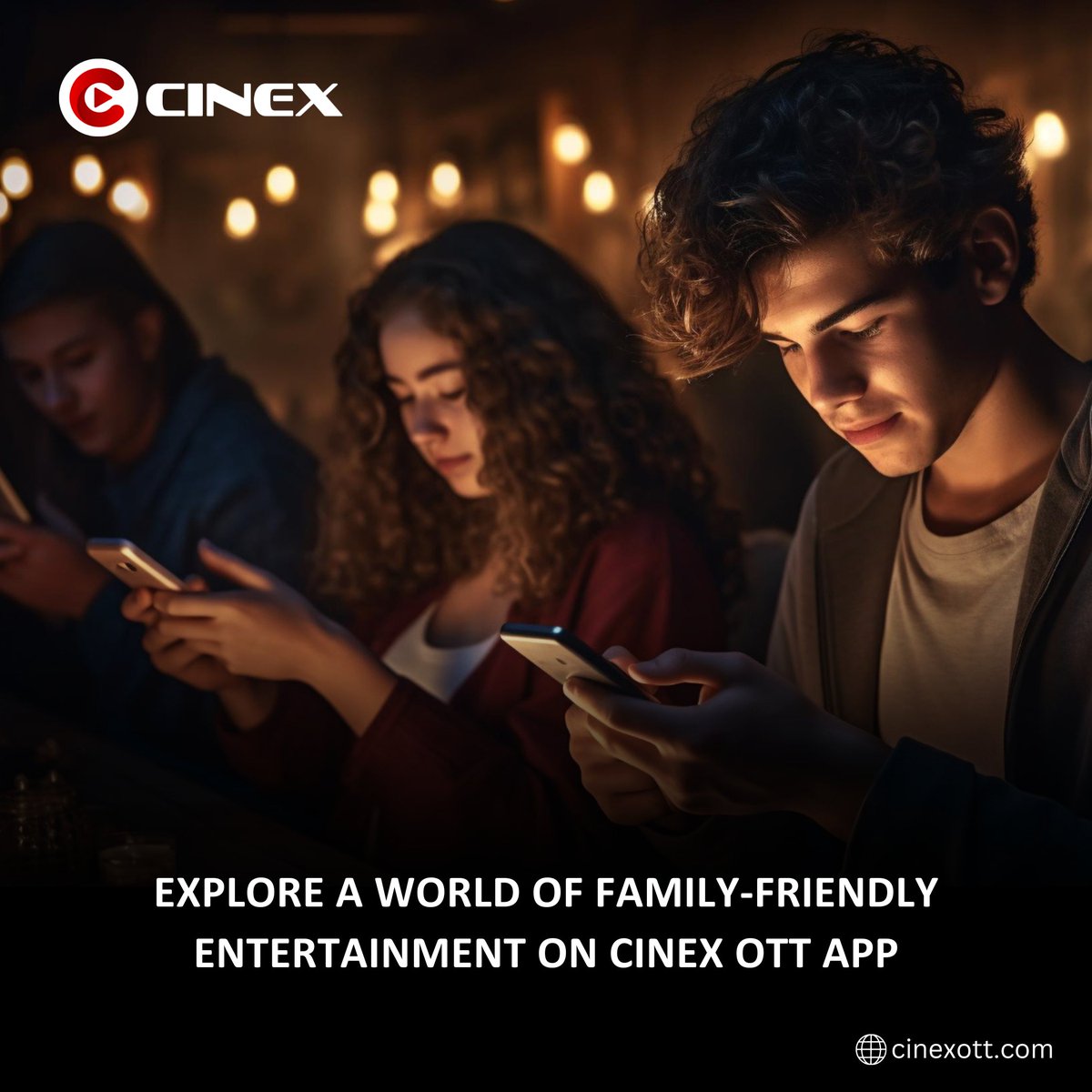 CinexOtt's tweet image. Experience uninterrupted viewing with the CINEX OTT app. 🍿🎬 Download now and binge-watch your favorite shows and movies anytime, anywhere! 🌍📲 

Website: cinexott.com

#CINEXOTT #UninterruptedViewing #BingeWatching #OTTApp