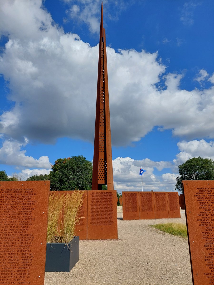 Starting the last day of my holiday with a visit to the amazing <a href="/IntBCC/">International Bomber Command Centre</a> 
Incredibly moving to see the names of all those who died serving or supporting Bomber Command during the SWW