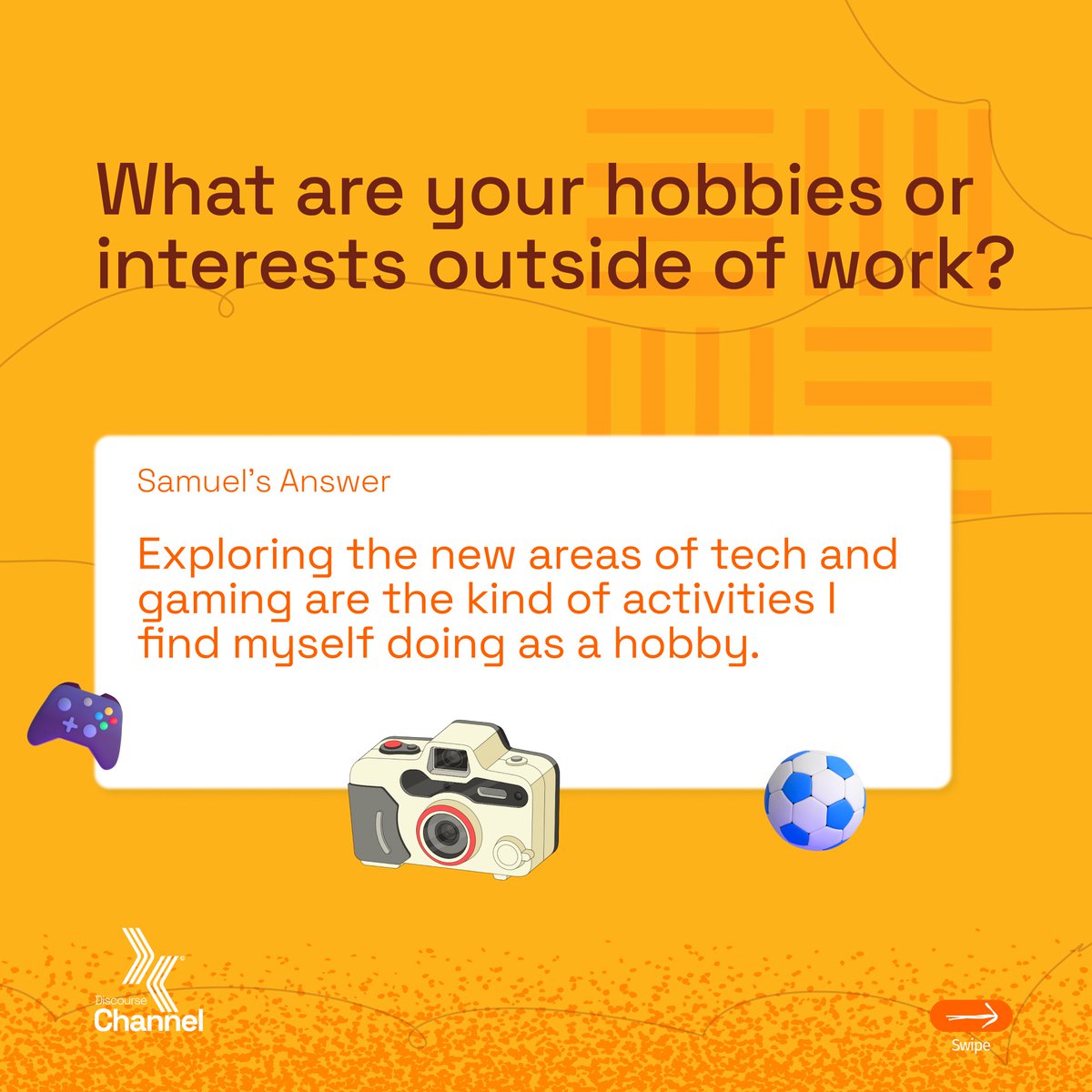 Say hello to the crew that keeps us soaring high. Meet the Director - Digital Productions, of the African Discourse Channel, <a href="/SixtySee_/">Samuel Boateng</a>
Hey, I am Samuel. My role at Discourse Channel is Director of Digital Productions. 
#africatechindustry  #Africa #africandiscoursechannel