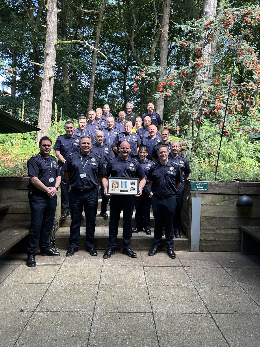 This morning Bryn’s farewell tour stopped in for the customary Officers breakfast.

<a href="/JHolfordNFRS/">Jonathan Holford</a> sorry I missed the end of your speech, I had to leave 2 hours into it. 

Bryn, you will be missed. All the best in your new role!