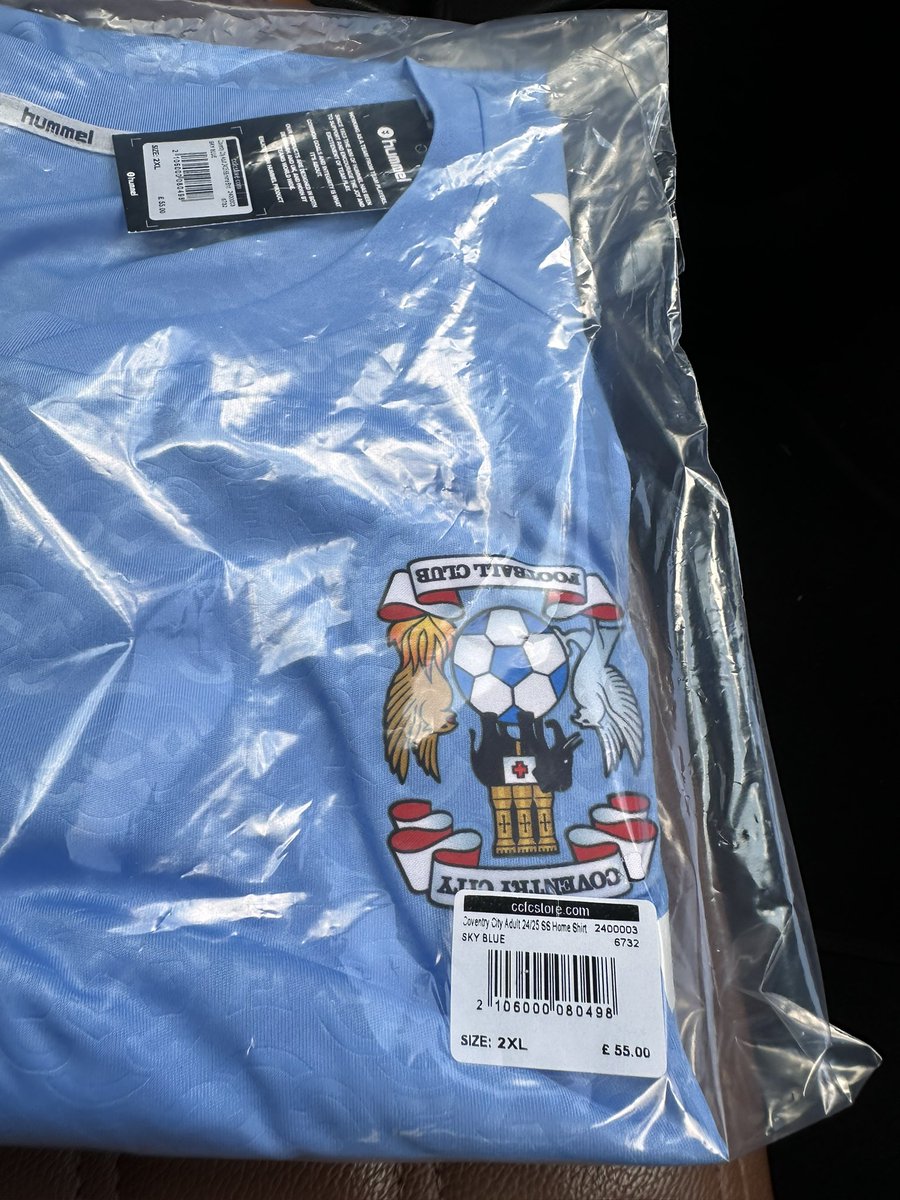 Something didn’t seem right on this top I just brought 😂 typical it was me…all sorted now 😂💙PUSB #PUSB <a href="/Coventry_City/">Coventry City</a> <a href="/SkyBlueFansTV1/">SkyBlueFansTV</a> <a href="/pipehitterz/">I_hate_Jamie_Oliver</a> <a href="/SkyBluesExtra/">Sky Blues Extra</a>