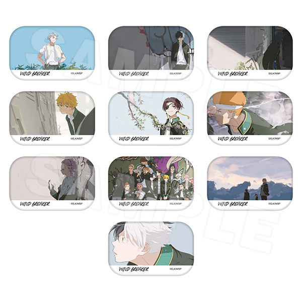 全8種セット WIND BREAKER スクエア缶バッジ