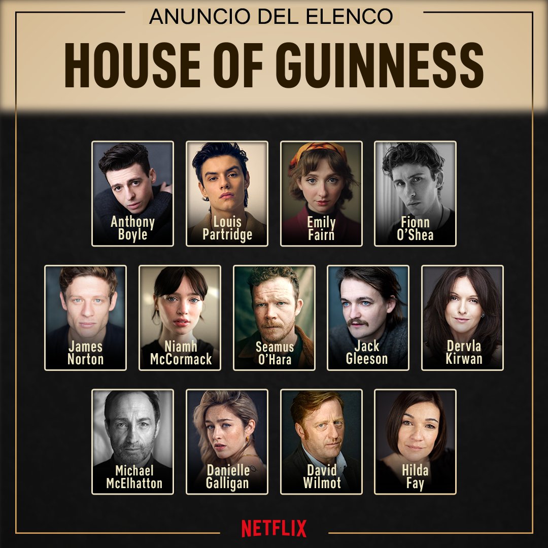 Pidiendo una pinta con acento británico* 'House of Guiness', la serie del  creador de 'Peaky Blinders', reimagina el periodo inmediatamente posterior  a la muerte de Sir Benjamin Guinness, el hombre responsable del, image size:1080x1080