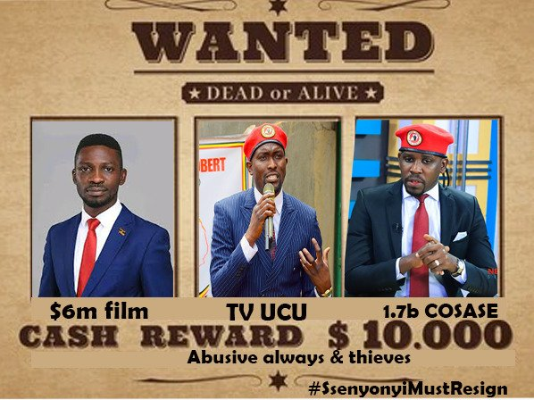 AkelloJM's tweet photo. "These lumpens are needed. They are all thieves
#SsenyonyiMustResign https://t.co/b94nYMRJbR