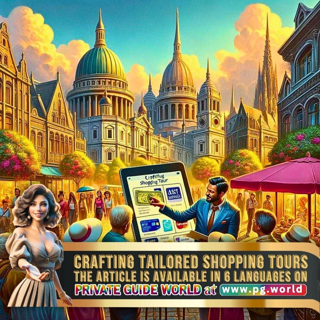 wwwpgworld's tweet image. Delight your clients with bespoke experiences! Read more in our article &quot;Crafting Tailored Shopping Tours&quot; in 6 languages on the PRIVATE GUIDE WORLD platform at pg.world/articles/craft… #BespokeTours #ShoppingDelight #TourGuideTips #LocalExperiences #CustomizedTours