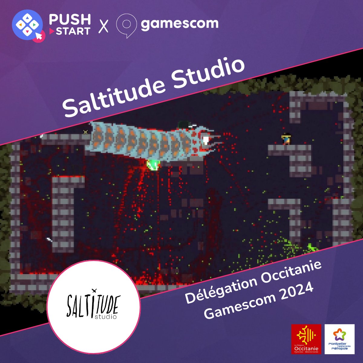 Push Start (@pushstartgame) on Twitter photo 📣 Meet the studios making up the Occitanie delegation for #GAMESCOM2024!
Today we introduce you to <a href="/SaltitudeGAMES/">Saltitude Studio</a> ✨
You can find Saltitude on their website : saltitude.fr
Or come meet them on the Push Start stand at Gamescom 2024 ! 🤝 📣 Meet the studios making up the Occitanie delegation for #GAMESCOM2024!
Today we introduce you to <a href="/SaltitudeGAMES/">Saltitude Studio</a> ✨
You can find Saltitude on their website : saltitude.fr
Or come meet them on the Push Start stand at Gamescom 2024 ! 🤝