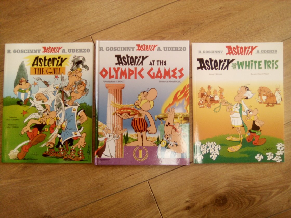 sfcollectables's tweet photo. It had to be done! :) Asterix at the Olympic Games is in stock now! 
Also the very first and the newest Asterix albums. https://t.co/eviSy825BW