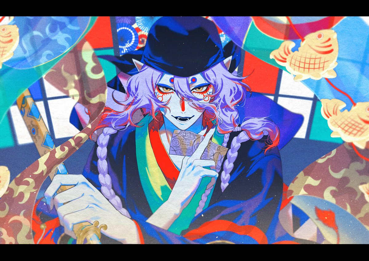 SRiokorr's tweet photo. 開幕  #モノノ怪_FA https://t.co/QfNeyWOAXg