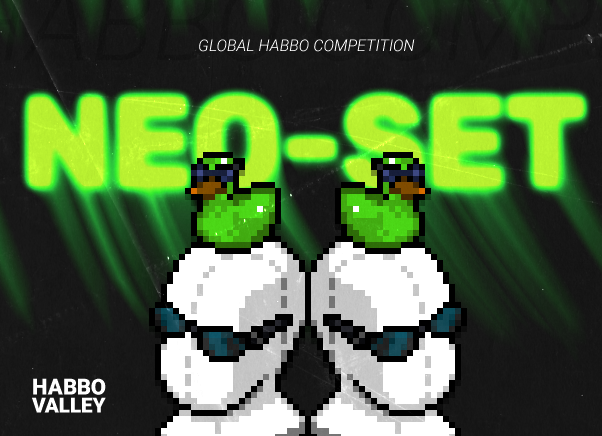✨🌤️ GLOBAL #Habbo GIVEAWAY  🌤️✨

📢 This item is a Habbo clothing item! 

For a chance to win a "Neo-Set" you have to:
🌻 Follow @theHabboValley 
♻️ Retweet this tweet
🫂 Tag 3 of your friends

You can find more of these giveaways on our profile!