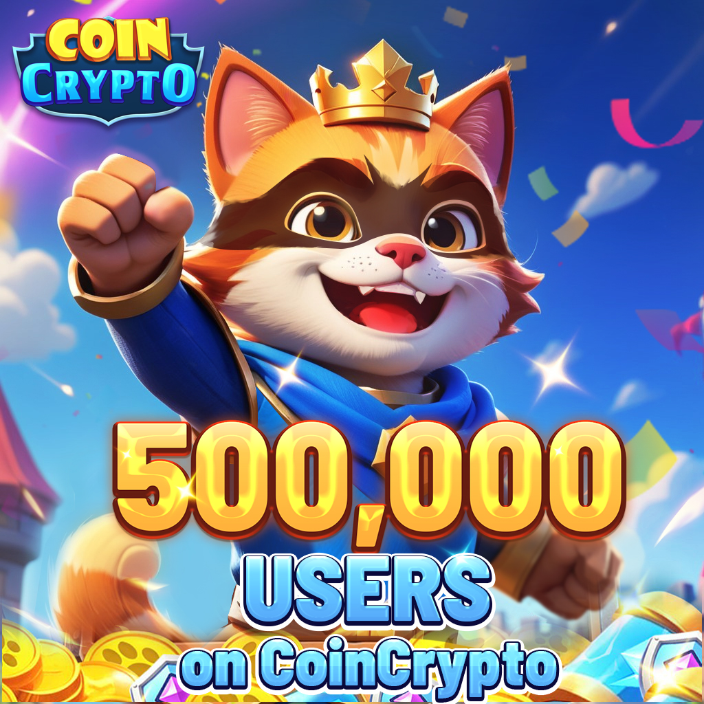 Coincrypto_game's tweet image. 🎉 Celebrating 500,000 Users on CoinCrypto! 🎉

Hey CoinCrypto Warriors!

👀 We are ecstatic to announce that CoinCrypto has reached an incredible milestone of 500,000 users! This rapid growth is a testament to the amazing support from our global community 📈

💰 We remain…