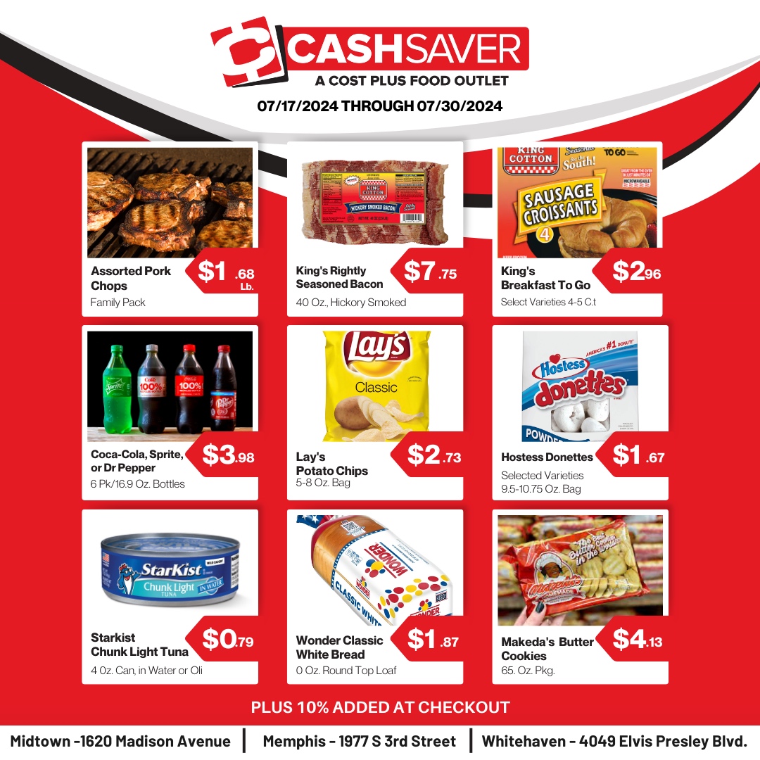 Memphis Cash Saver tweet media