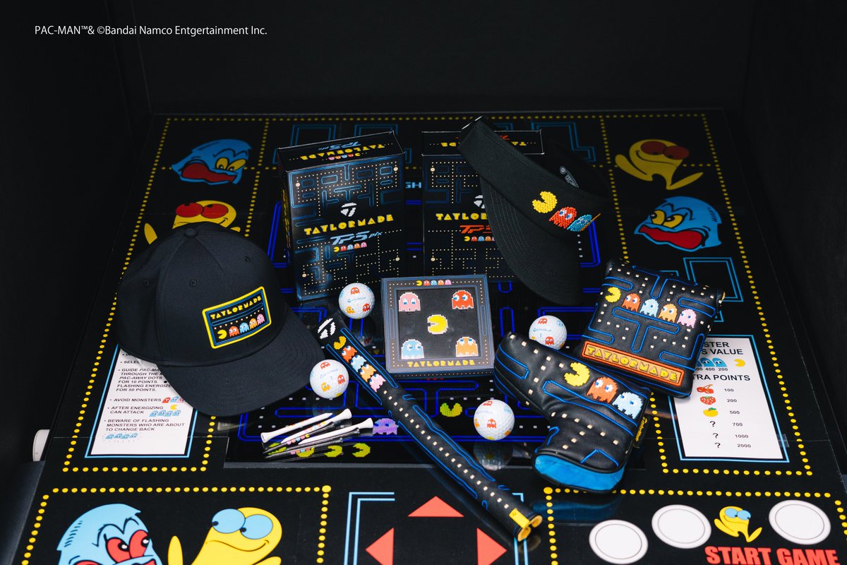 テーラーメイド パックマン ボールマーカー 5個セット ゴルフ テーラーメイド パックマン ボールマーカー 5個セット ゴルフ