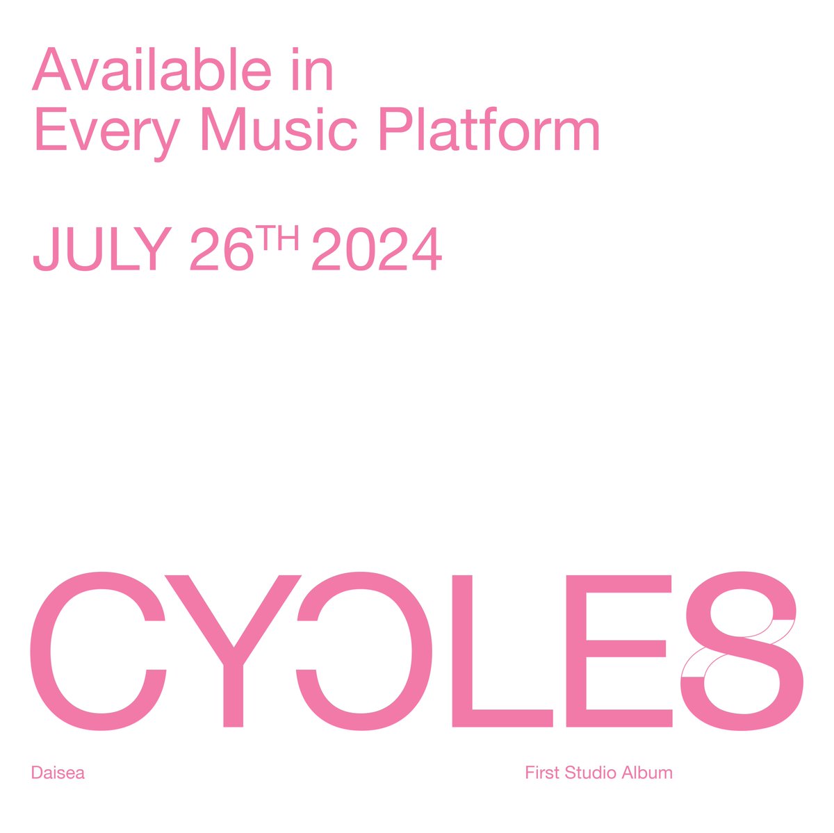 daisea___'s tweet image. The long wait is over! We proudly present our first studio album, ‘Cycles.’