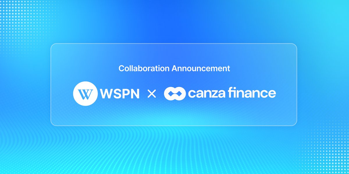 WSPNpayment's tweet photo. 🚀Exciting News!   

📢#WSPN partners with @Canza_Finance  to revolutionize financial services in Africa and emerging markets!🤝🌍

💼Together, we're bringing innovative solutions to transform the financial landscape.

👉Learn more about our partnership and #WUSD:https://t.co/S8VFMk0z4X

#Fintech #Africa #Blockchian #EmergingMarkets
