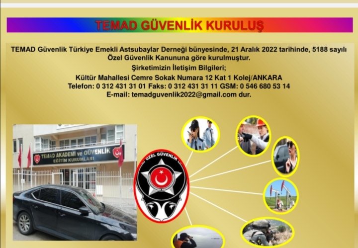#AstsubayProjeGrubu İşte hazır güvenlik şirketi. Merkez ve şubelerin maddi sorunlarının çözümüne  kaynak bulmak için en hazır yöntem. Sıradan insanların bile yapabildiği bu işi, kurumsal kimlik avantajı ile zaten bu işte profesyonel ASTSUBAY'lar yapamaz mı? Buyurun kaynak.