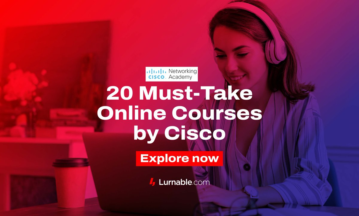 lurnableedu's tweet photo. Discover 20 cutting-edge online courses in networking, cybersecurity, IoT, and programming from Cisco and other providers.
https://t.co/JO0rCiQjLS
#OnlineCourses #TechCareer #Cisco #Networking #CyberSecurity #IoT #Education #Career #Lurnable https://t.co/vtJqvCXSev