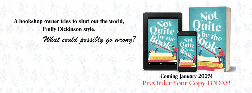 ecniumata's tweet photo. So excited for NOT QUITE BY THE BOOK by Julie Hatcher. If you're a fan of #emilydickinson this is the book for you!  @JulieALindsey #womensfiction https://t.co/vv1TUWf80D