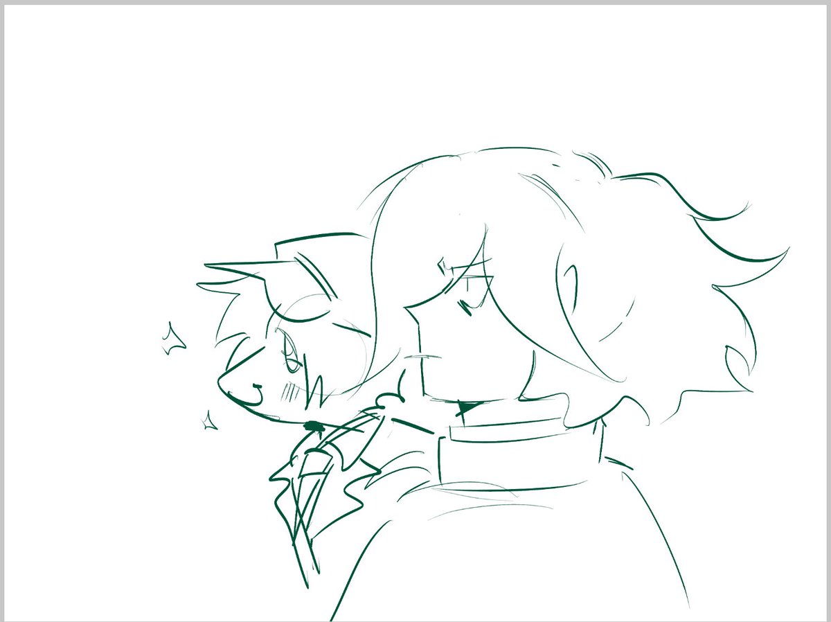 kokichiblanket's tweet image. Kay. 

#pregameshuichi #saiouma #kokichiouma #shuichi #drv3