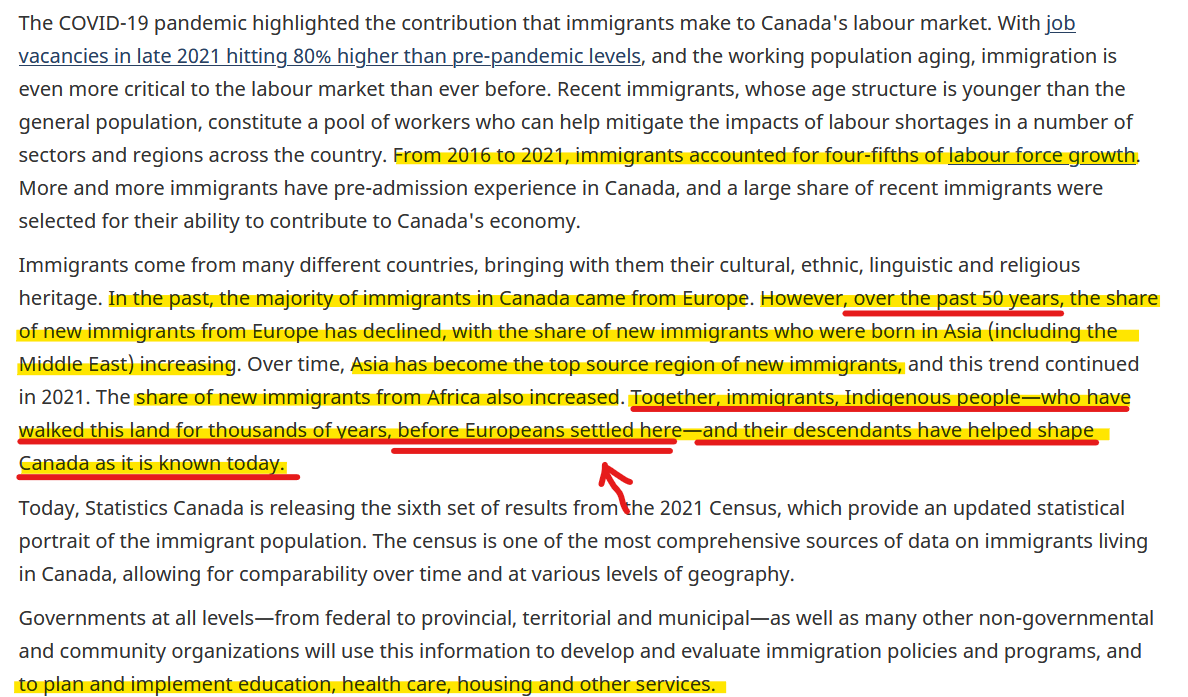 LayThemBare's tweet photo. ...#CanadaSOS - The Erasure of Our Traditions, Values, Custom & Laws... As Was Always Intended By The Trudeau Liberals
See below from 2021 - The Trudeau Regime's hatred for White Canadians is on full display
"Together, immigrants, indigenous people - who have walked this land for thousands of years, BEFORE EUROPEANS SETTLED HERE - and their descendants have helped shape Canada as it is known today."
This is Canada's future if we don't shut-down the border and reverse the invasion
No, this doesn't make me a racist.
If you open your eyes even a little bit, you'll notice exactly what I am saying happening right in front of your face
Everywhere you turn or look, what used to be mostly Canadian populated, is now being taken over by people taking advantage of the kind and compassionate Canadian citizen.
If you need a glaring and in your face example of what I am saying, just go to the GTA... What used to be majority Canadian, is now overwhelmingly becoming a foreigners city, full of ethnic divide, ghettos and violence... ITS RIGHT IN FRONT OF YOUR FACE
Less than 30% of the people who come here, come here to become Canadian - Let that sink in
#TimeToStopFeelingSorryForPeopleWhoHateUs
(pics 1&2) - https://t.co/N7OoIqnObW
(pics 3&4) - https://t.co/0Y4t7xFAJW