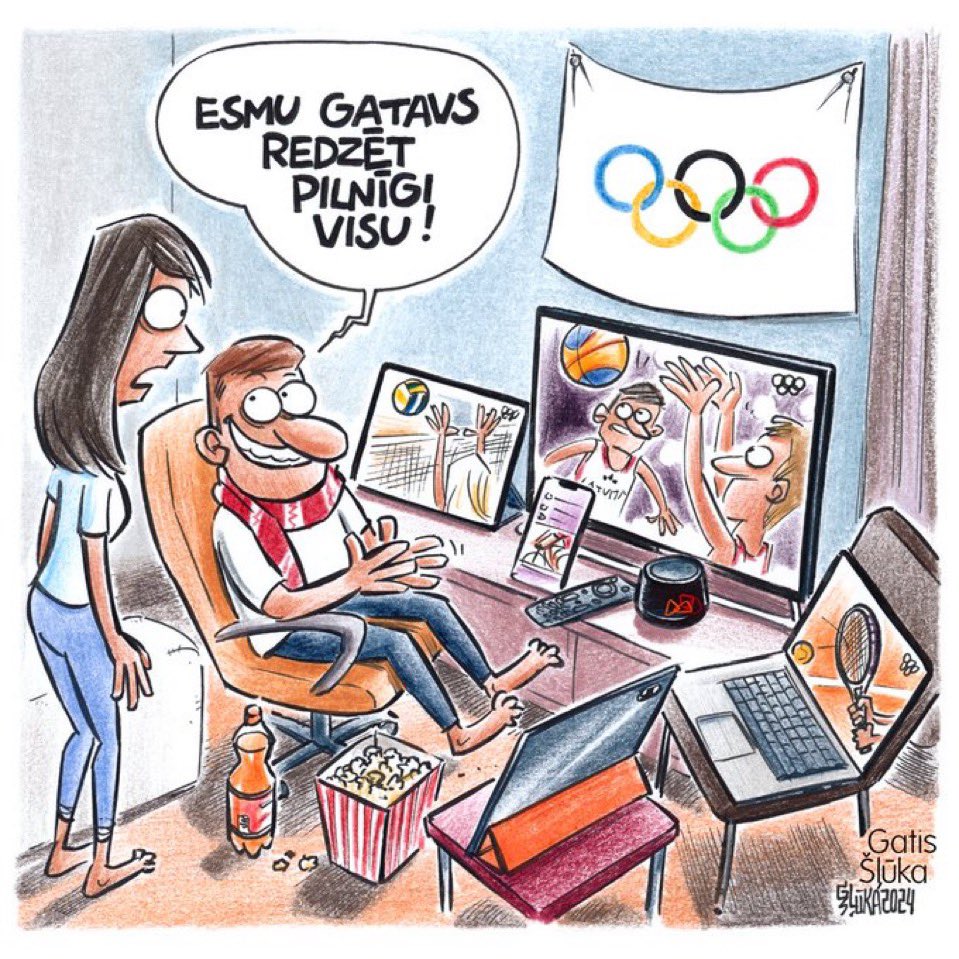 Tā diena ir klāt! 🥳🤩 #Paris2024