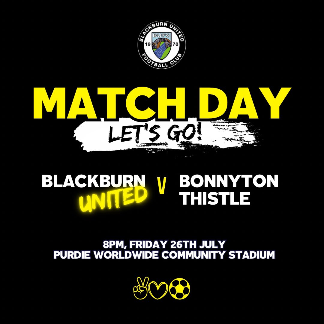 𝗠𝗔𝗧𝗖𝗛 𝗗𝗔𝗬 | We welcome Bonnyton Thistle to the Purdie Worldwide Community Stadium for our next pre season friendly. 

Head down to the stadium tonight to show the boys your support! It’s an 8pm kick-off 🏴

𝘚𝘨𝘪𝘭 𝘢𝘨𝘶𝘴 𝘰𝘣𝘢𝘪𝘳 𝘤𝘩𝘳𝘶𝘢𝘪𝘥𝘩