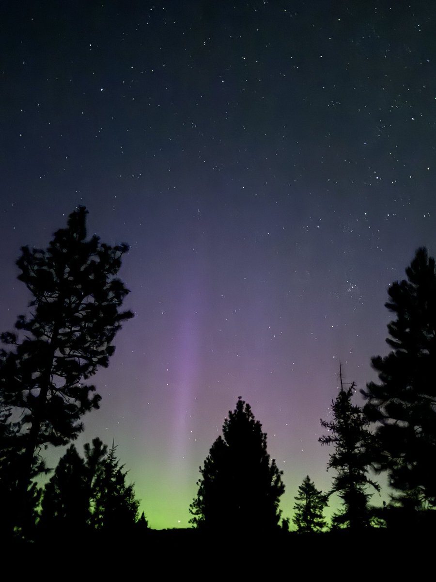 bdeseattle's tweet photo. Aurora out tonight up in North Central WA https://t.co/K7isb5yef1