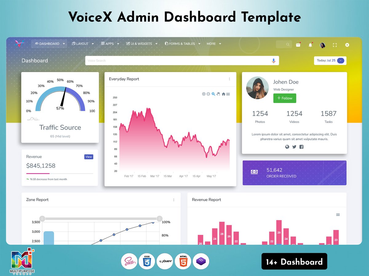 MultiStoreTheme's tweet image. Voice Admin - Responsive Admin Templates offer Amazing Features with Awesome Different Dashboard Design that&apos;s make your #WebApp outstanding.
.
Buy Now - themeforest.net/item/cryptio-t…      
.
#adminpanelui #AdminPortal #admintemplate #admintemplatedashboarddesign #boostrapadmin