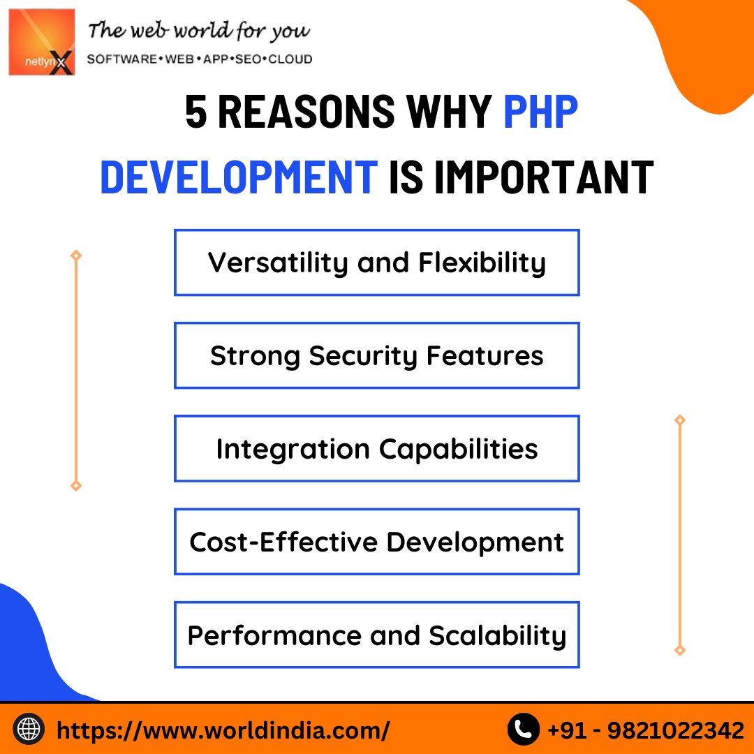 wrldindia's tweet photo. See why PHP is so important! It helps create dynamic websites and keeps them running smoothly. Find out why PHP is a must-have for today's web projects. https://t.co/qnWzuRXcI4
.
.
.
#WorldIndia #PHP #WebDevelopment #PHPDevelopers #Coding #Programming #WebDev #PHPCode https://t.co/V7iXowrEf5