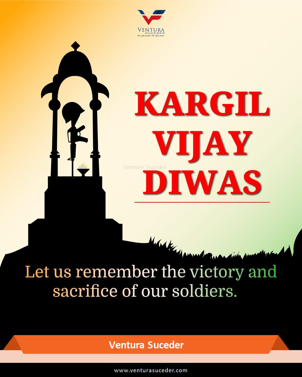 venturasuceder's tweet photo. Kargil Vijay Diwas: A day to remember and honor our brave soldiers. #KargilVijayDiwas #Honor #Bravery For More details click https://t.co/Uf9tJQL5Hv. Want to Invest &amp; Grow. Download our free app now Android: https://t.co/ECH8obsxi9 IOS : https://t.co/4DPARGLma6 https://t.co/KUkicymLV2