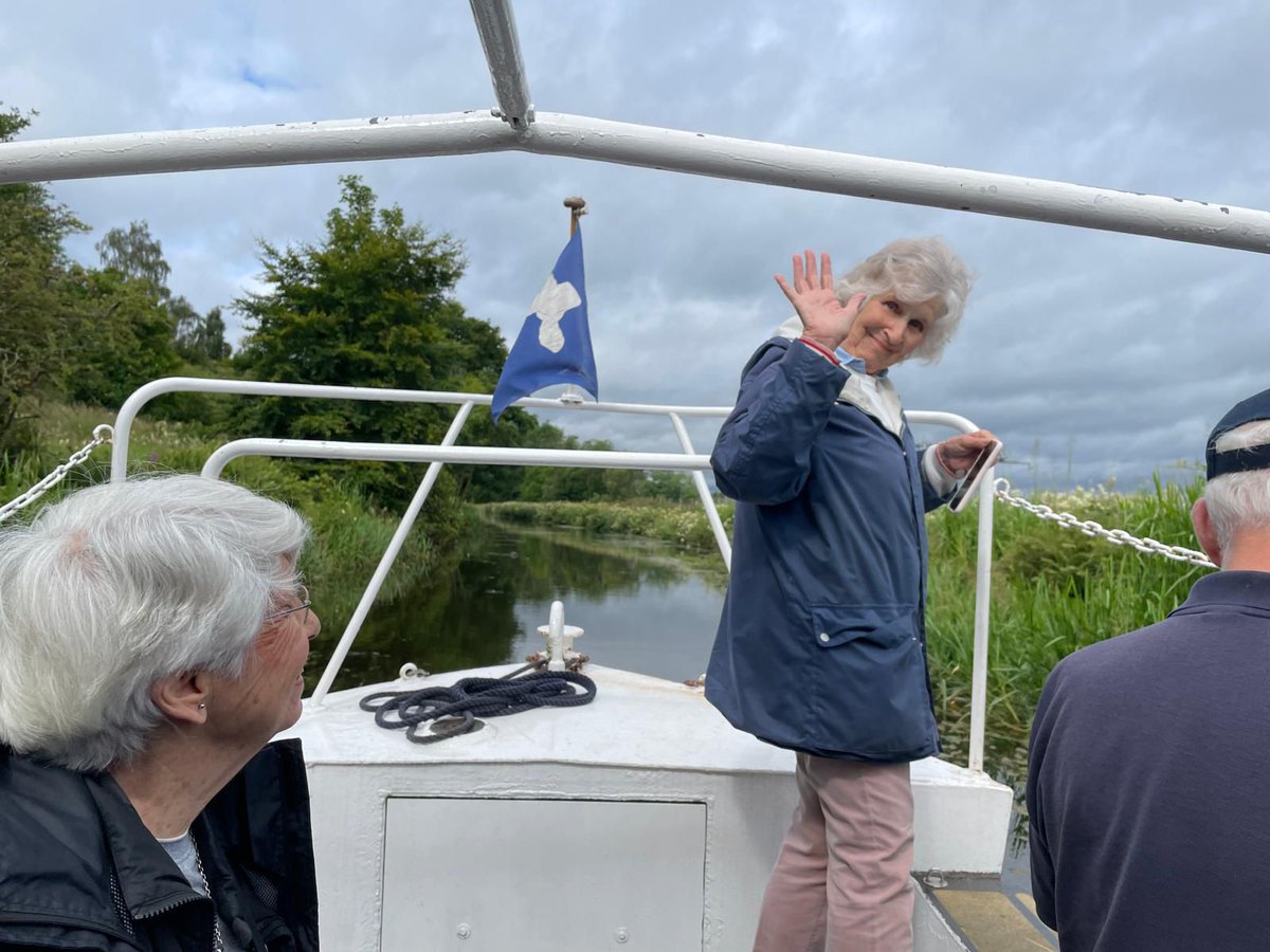 VillKitchenCIC's tweet photo. Our Big Day Out took a small jaunt up the Union Canal with the Seagull Trust 🛥️

The boat went around @FalkirkWheel and we stopped into the cafe for a spot of lunch! Thanks to our volunteers as always 🙏

Find out more about our Big Day Out 👇
🔗 https://t.co/XYkfUKCKT8 https://t.co/nKWvXk5r3b