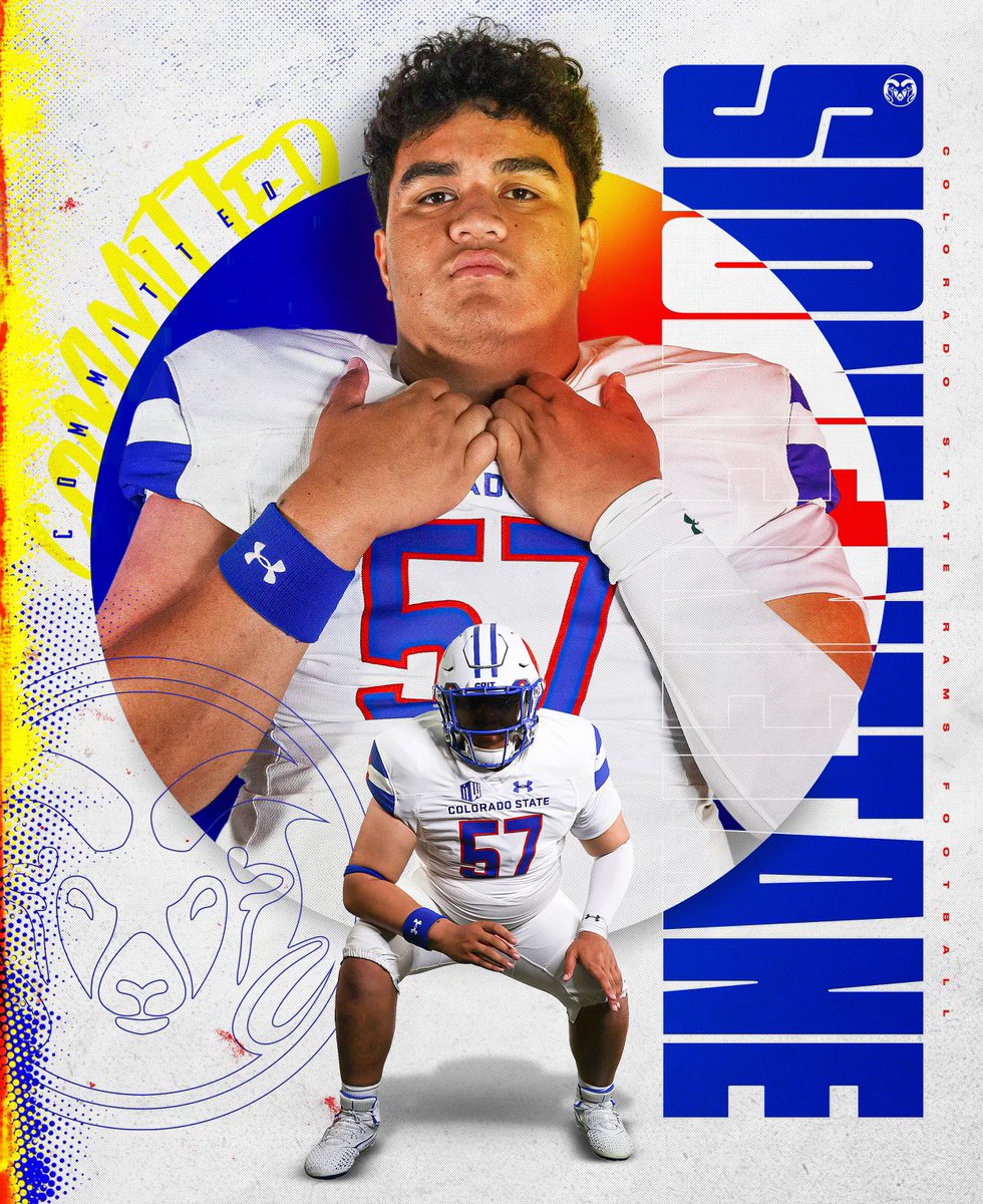 All glory to God☝️After careful consideration, I’m blessed to announce that I’m 100% committed to Colorado State University! Thank you to all my family, friends, coaches, and teammates who’ve helped paved the way for me. Its only up from here! Go Rams
<a href="/stfrancis_fb/">SFHS Lancer Football</a>
<a href="/BillyBestOL/">Bill Best</a>
