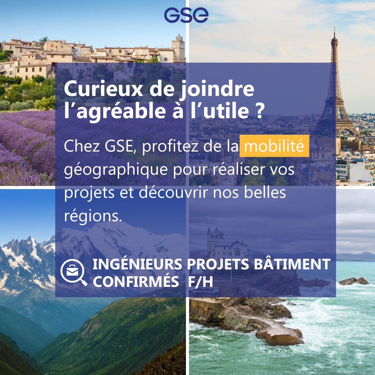 💼 Prêts à combiner développement professionnel et réalisation personnelle ? 
Chez GSE, nos #ingénieurs projets ne se contentent pas de construire des #bâtiments, ils participent au développement des territoires ! 🏗
👉 gse.flatchr.io/fr/company/gse…