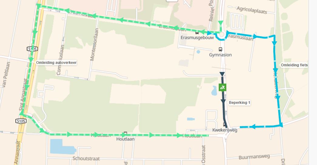 Een deel van de Heyendaalseweg is afgesloten tussen de Erasmulaan en de Kwekerijweg. De weg is dicht in 1 richting op 29, 30, 31 juli en 1 en 2 augustus van 7.00 tot 16.00 uur. Dit in verband met kap en snoeiwerk #GemeenteNijmegen #Nijmegen