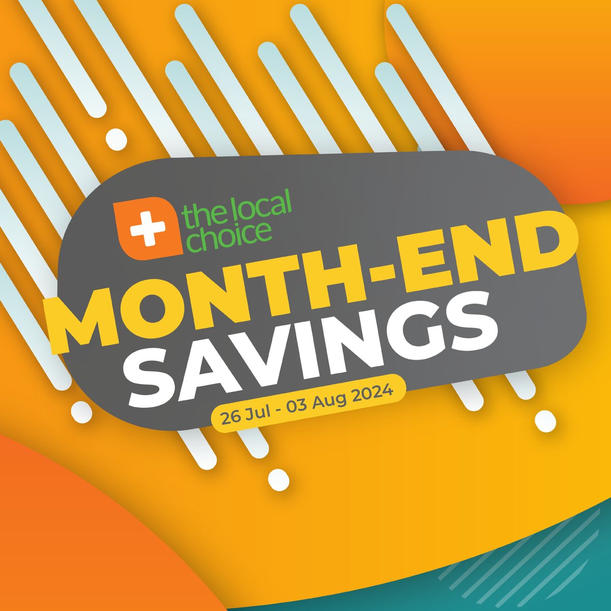 TheLocal_Choice's tweet photo. SAVE with our specials on household essentials! You can count on The Local Choice Pharmacies to see you through the month. 🧡

Promotion valid until 3 August 2024. Terms and conditions apply.

#MonthEndSavings | #HouseholdEssentials | #SaveBig | #TheLocalChoice | #HereForYou https://t.co/eI5sAOFiga